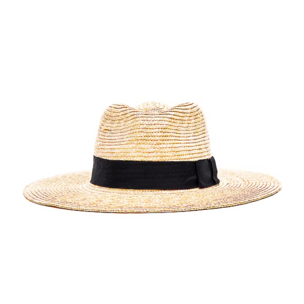 Brixton Joanna Wide Brim Straw Hat - Honey